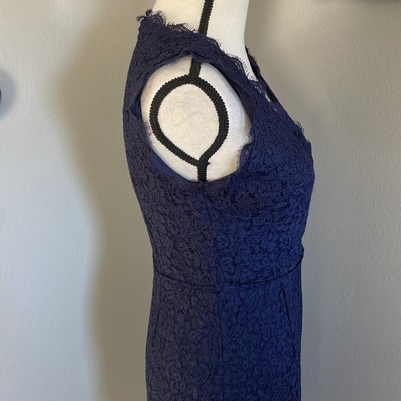 Adrianna Papell lace navy dress - Picture 5 of 16
